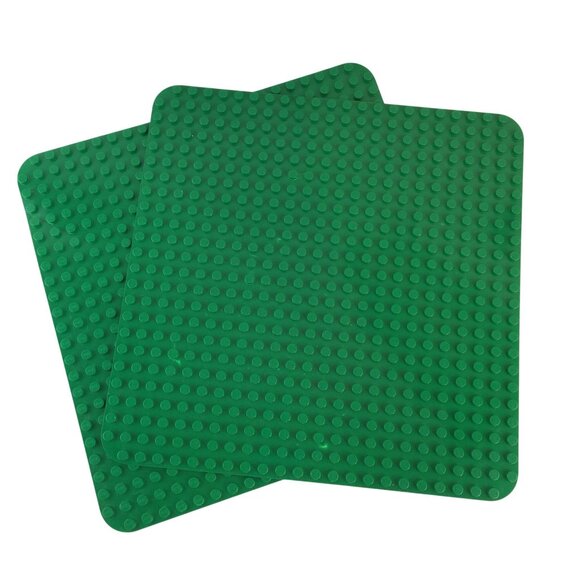 Lego Other - Lego Duplo Large Green Base Plate 24x24 Stud Lot of 2 15" Square